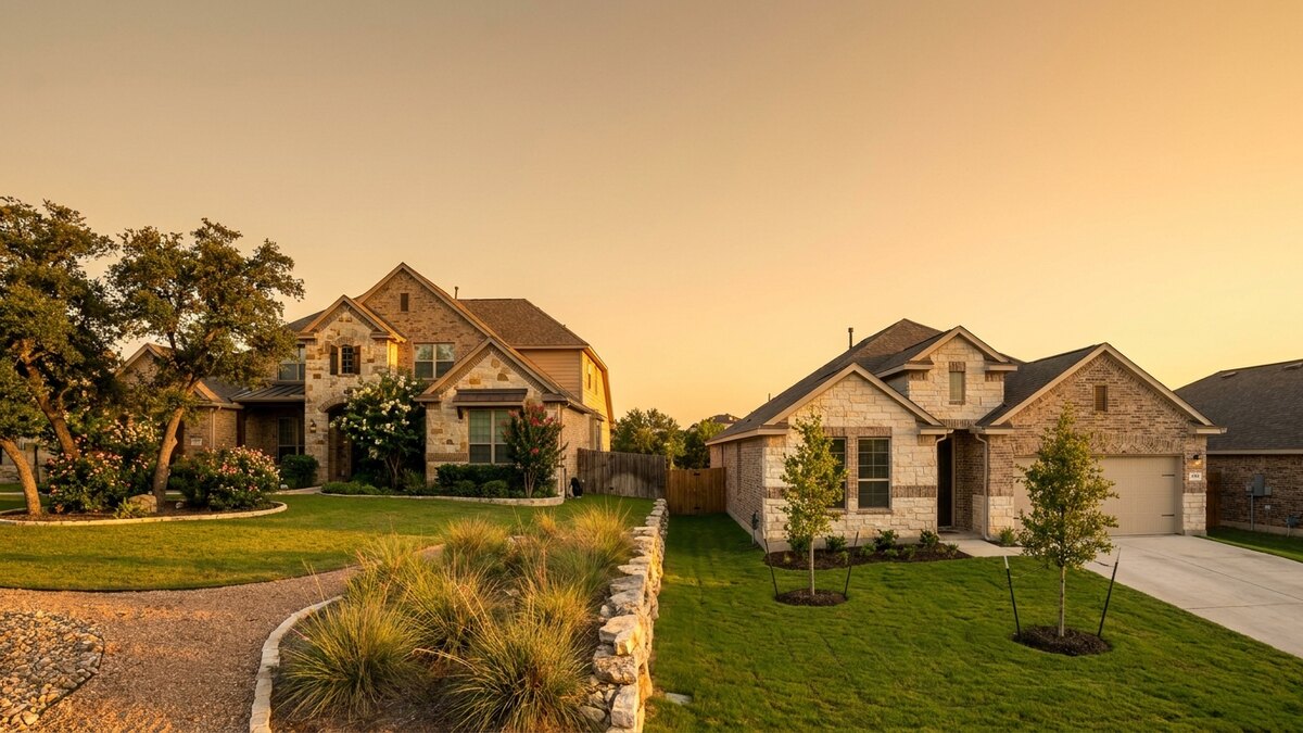Two San Antonio area homes representing a kept rental property and a new VA-financed purchase during a military PCS